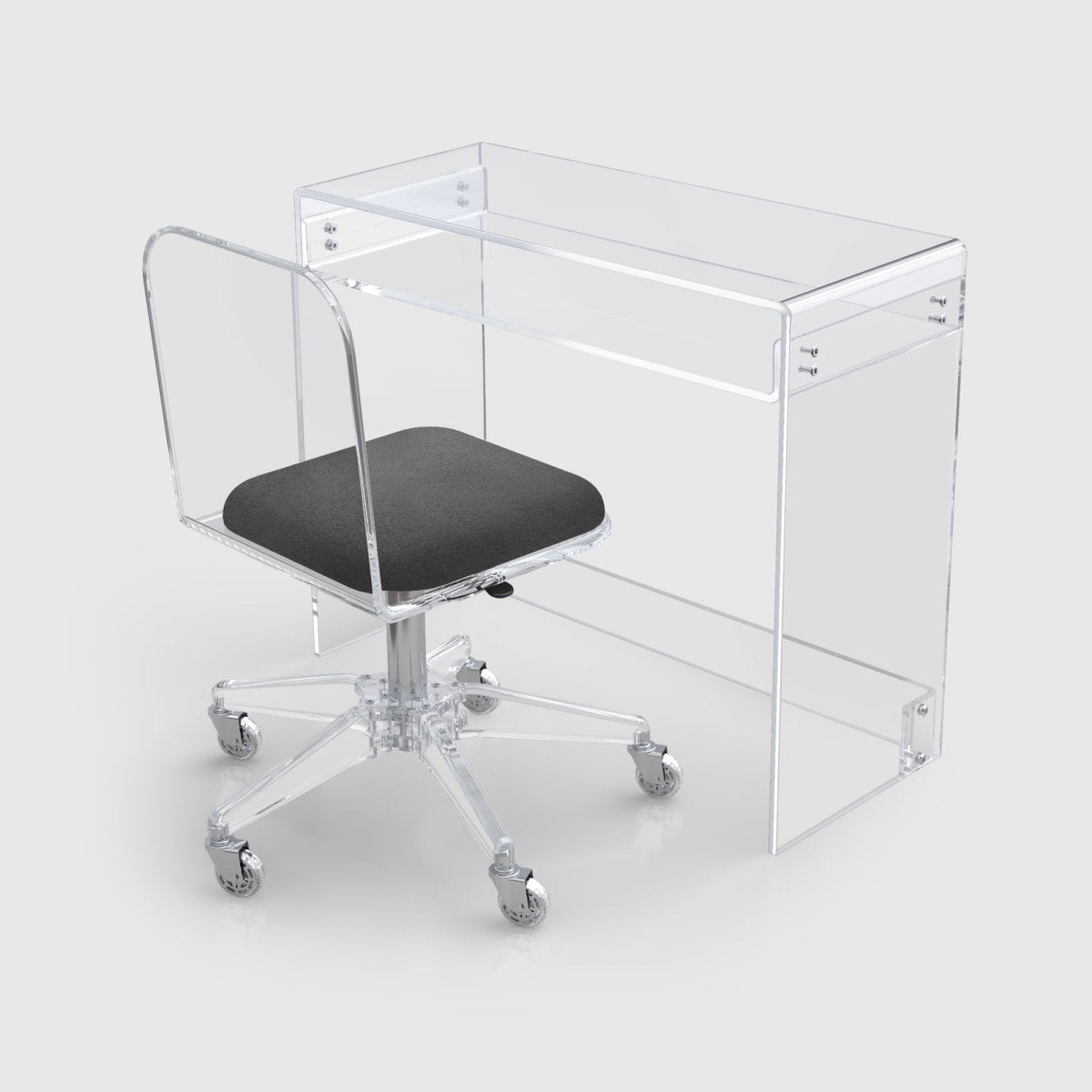 Waterfall Desk and Waterfall Compact Chair Set - Stauber Furnishings